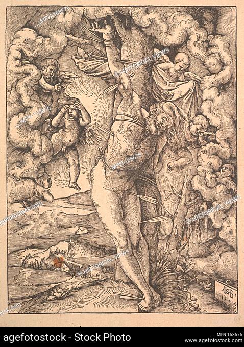 St. Sebastian Bound to a Tree. Artist: Hans Baldung (called Hans Baldung Grien) (German, Schwäbisch Gmünd (?) 1484/85-1545 Strasbourg (Strassburg)); Date: 1514;...