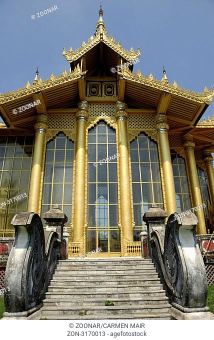 Kambawzathardi Golden Palace, Bago, Myanmar