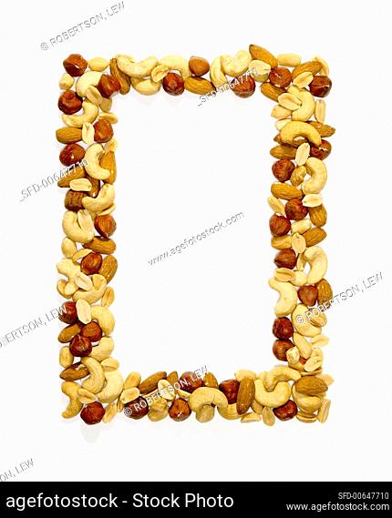 A Frame of Assorted Nuts