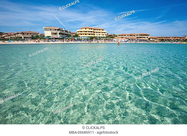 Water clear at Aranci bay, Sardinia, Italy
