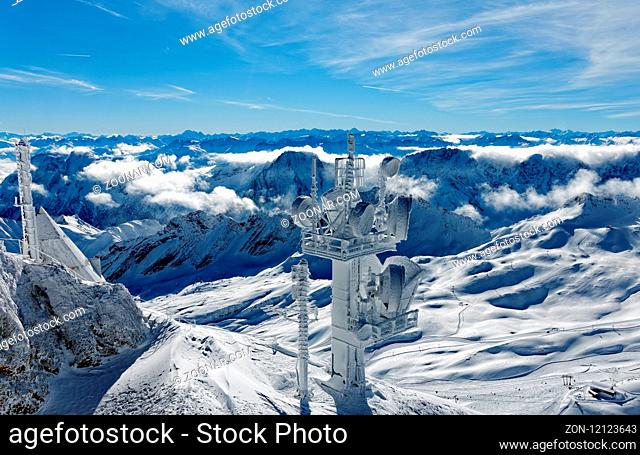 Winter in Bavaria - Zugspitze. Winter in Bayern - Zugspitze