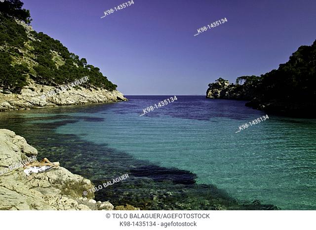 Cala Murta, Peninsula de Formentor Sierra de Tramuntana Majorca Balearic Islands Spain