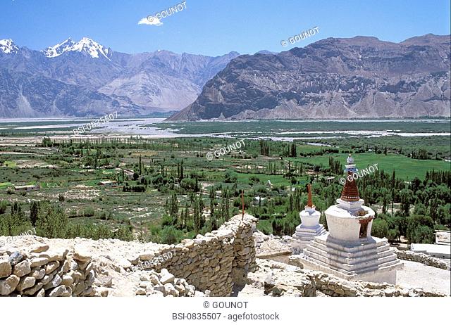 LADAKH, INDIA The buddhist kingdom of Ladakh is located in the north-east of India, inserted into the Himalayan chain, at the border of Pakistan and Tibet