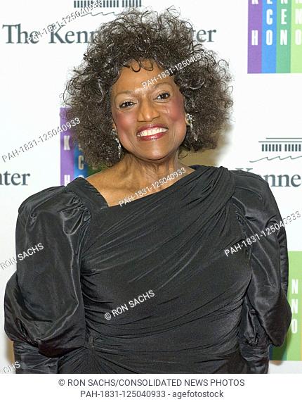 Jessye Norman arrives for the formal Artist's Dinner honoring the recipients of the 2013 Kennedy Center Honors hosted by United States Secretary of State John F