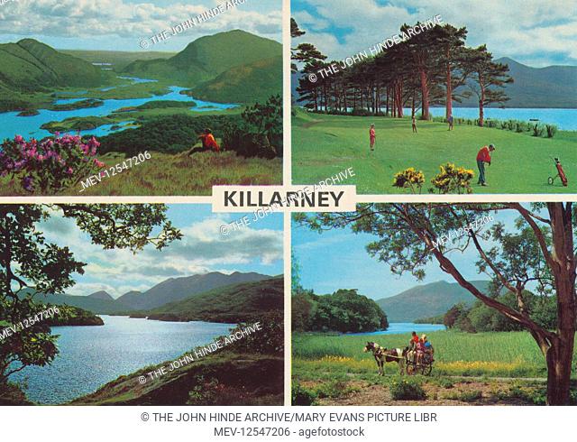 Four views of Killarney, County Kerry, Republic of Ireland