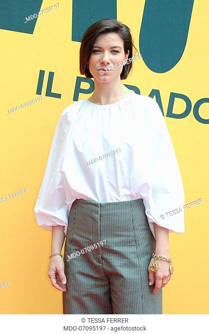 American actress Tessa Ferrer attends the Sky TV series Catch-22 photocall. Rome (Italy), May 13th, 2019