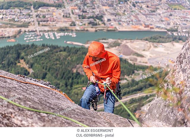 Rock climbing, Squamish, Canada