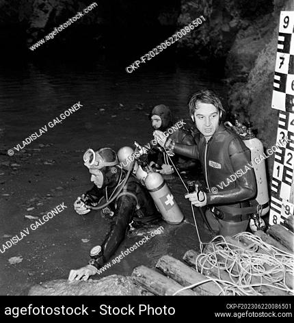 ***OCTOBER 7, 1974 FILE PHOTO***Hranice Abyss (Hranicka propast) is the deepest flooded pit cave in the world. It is a karst sinkhole near the town of Hranice