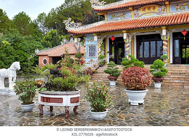 Temple of Tran Nhan Tong at the Huyen Tran Cultural Center. Hue, Vietnam