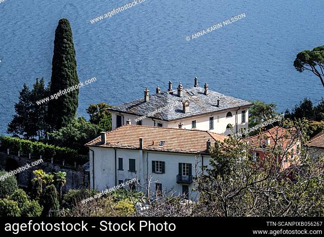 Actor George Clooney's home, Villa L'Oleandra, in Laglio, Lake Como, Italy, April 5, 2023. Photo: Anna-Karin Nilsson / Expressen / TT / code 7141