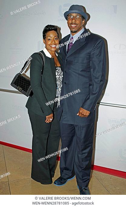 16th Annual Harold and Carole Pump Foundation Gala held at the Beverly Hilton Hotel Featuring: Andre Miller and Guest Where: Los Angeles, California