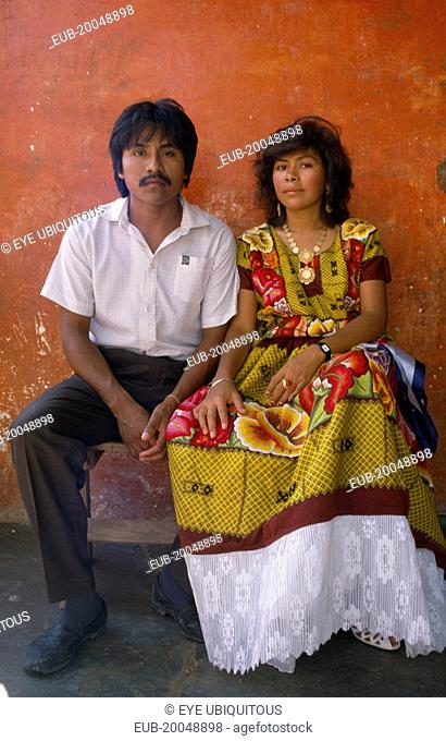 Portrait of young Indian couple