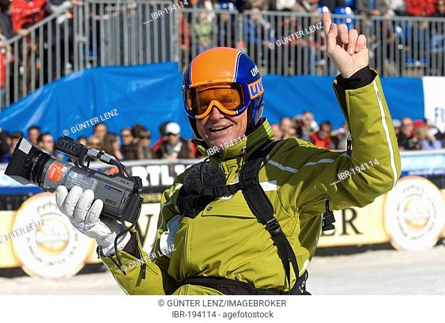 Markus Wasmeier, Camera run, FIS Ski Worldcup, Downhill men, Kandahar race, Garmisch-Partenkirchen, Bavaria, Germany