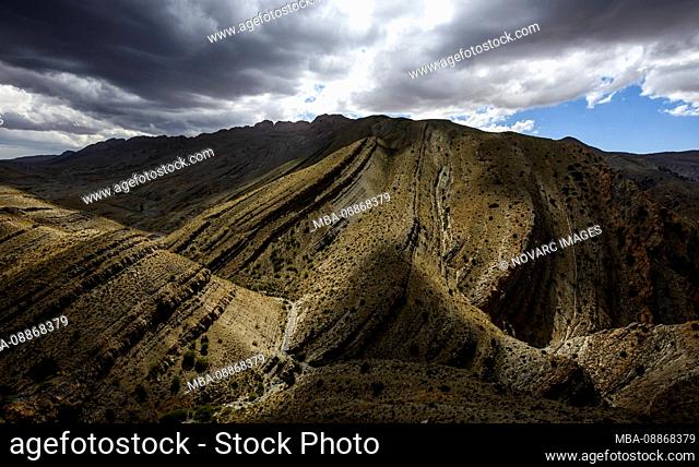 Canyons of the High Atlas. morocco