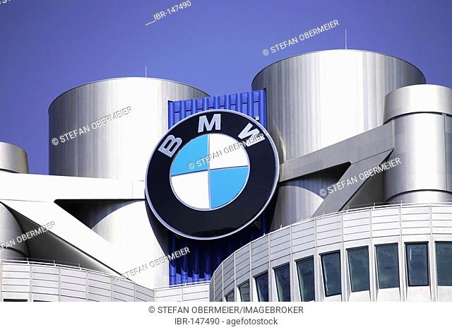 BMW headquarters, BMW Tower four-cylinder, Munich, Germany