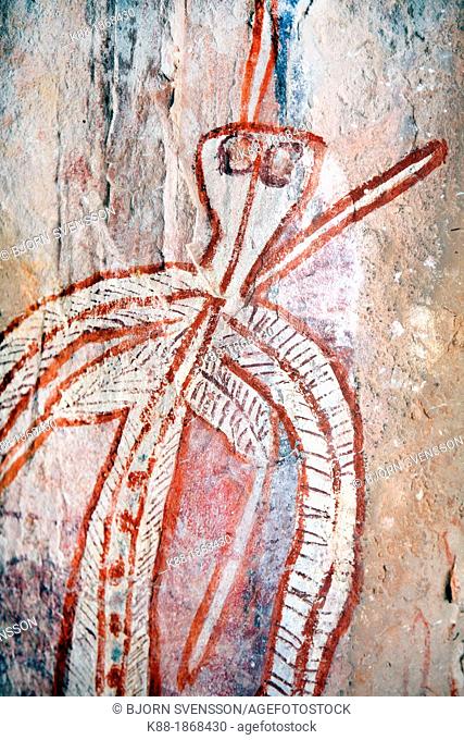 Aboriginal rock art site in Kakadu National Park, Northern Territory, Australia