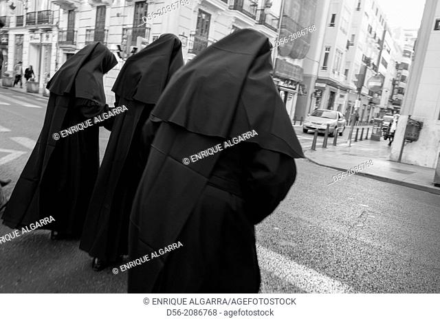 nuns, Valencia, Spain 2014