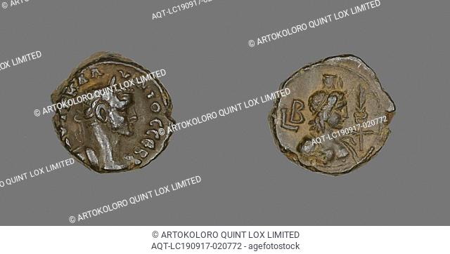 Coin Portraying Emperor Claudius II Gothicus, AD 268/270, Roman, minted in Alexandria, Egypt, Roman Empire, Billon, Diam. 2.3 cm, 10.71 g