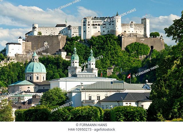 Austria, Europe, Salzburg, fortress, Hohensalzburg, castle, art, culture, Old Town, town, city, Hohensalzburg