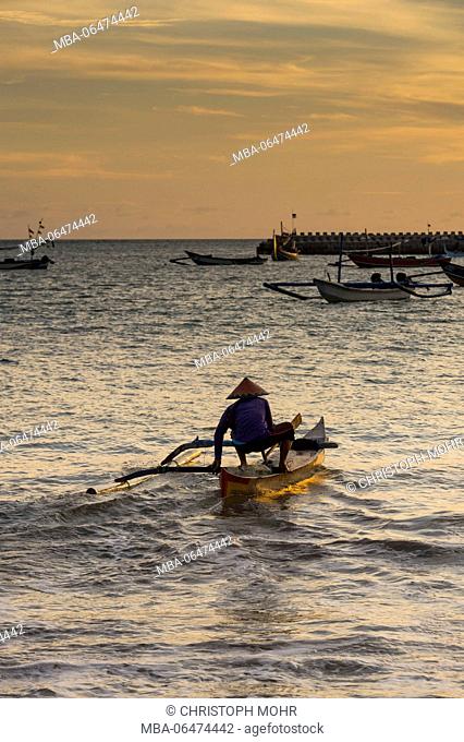 Jimbaran, sundown by the sea