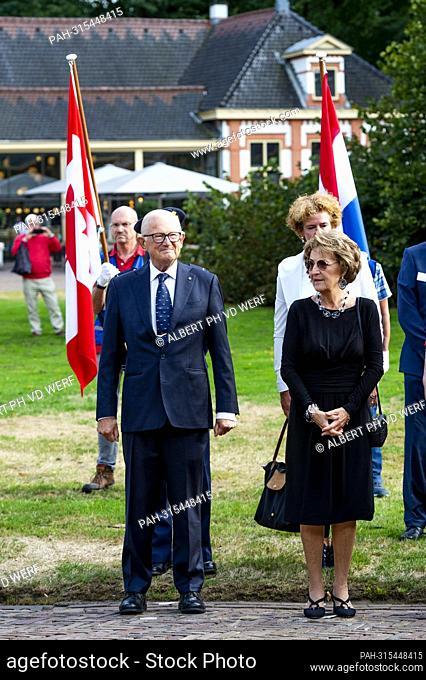 Princess Margriet of The Netherlands and prof. mr. Pieter van Vollenhoven at Palace Het Loo in Apeldoorn, on September 14, 2022