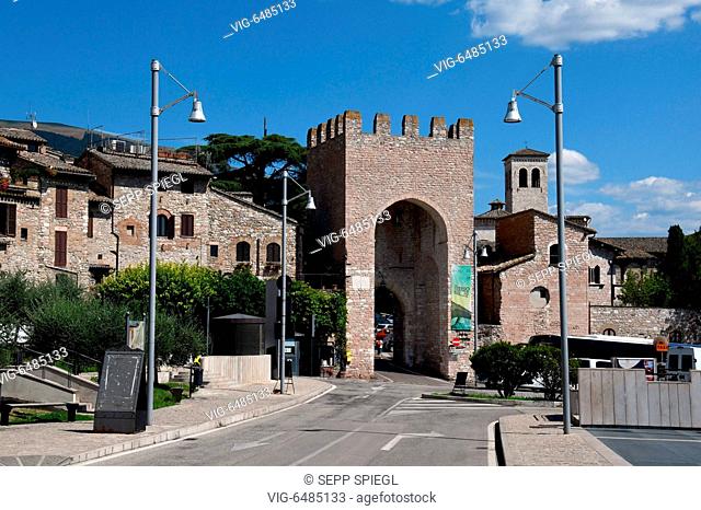 Italien, Assisi, 17.07.2019 Assisi ist eine Stadt im mittelitalienischen Umbrien in der N„he der Regionalhauptstadt Perugia. Sie ist Geburtsort des Hl