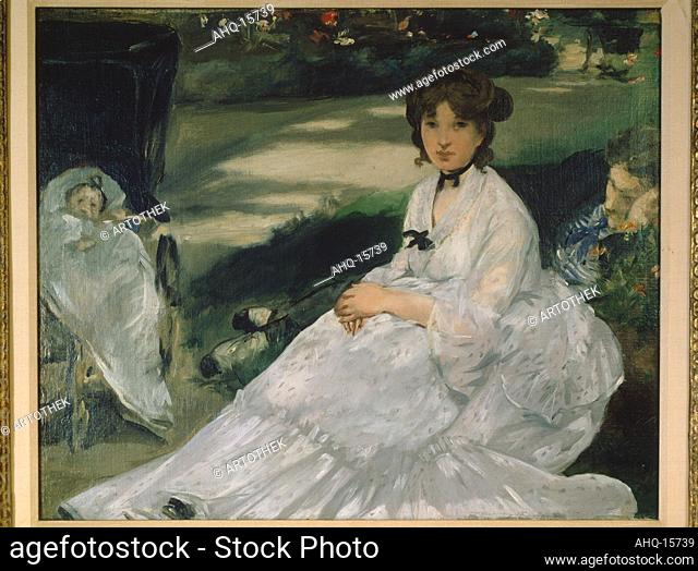 Künstler: Manet, Édouard, 1832-1883 Titel: Im Garten. 1870 Technik: Öl auf Leinwand Maße: 43 x 55 cm Standort: Shelburne Museum (Vermont)