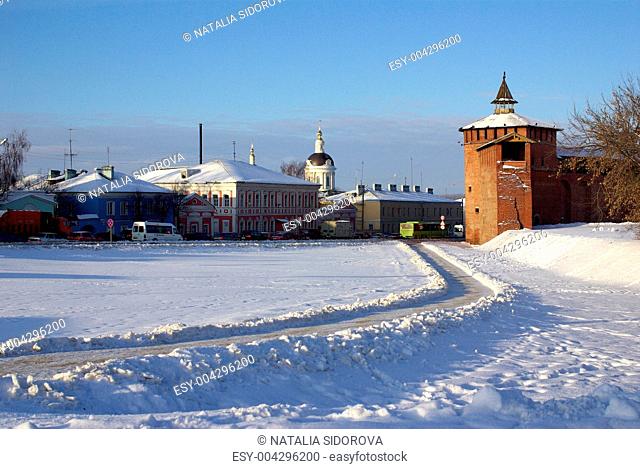 Winter in Kolomna Kremlin