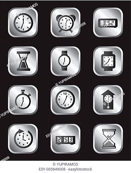 clock icons
