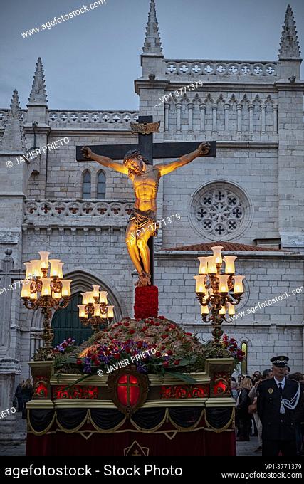 Holy Christ of the Precious Blood (Lázaro Gumiel, 1953). Church of La Antigua. General Procession of the Sagrada Pasión del Redentor. Holy Friday