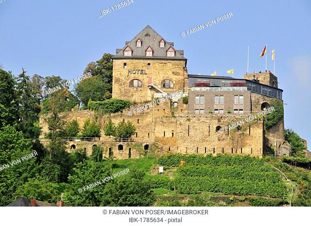 Burg Rheinfels Castle near St. Goar, Rhineland-Palatinate, Germany, Europe