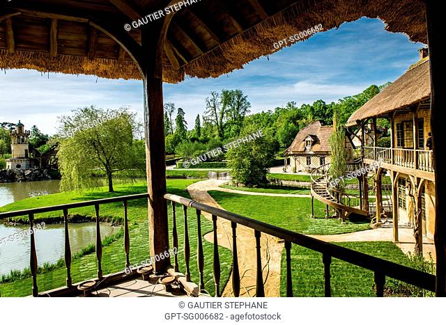 DOVECOTE, BILLIARDS HOUSE AND THE QUEEN'S HOUSE, THE QUEEN'S HAMLET, THE QUEEN'S HAMLET, VERSAILLES PALACE