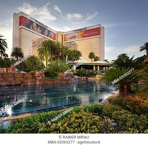 The Mirage Hotel, Strip, South Las Vegas Boulevard, Las Vegas, Nevada, USA