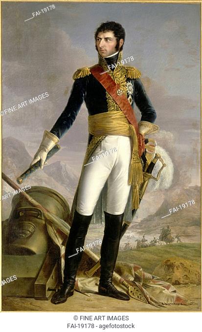 Portrait of Jean Baptiste Jules Bernadotte (1763-1844), Marshal of France, King of Sweden and Norway. Jouy, Joseph Nicolas (1809-1880). Oil on canvas