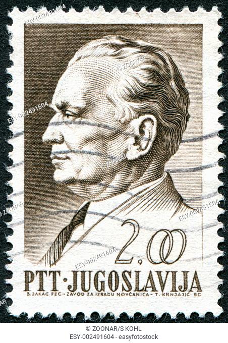 YUGOSLAVIA - CIRCA 1968: A stamp printed in Yugoslavia