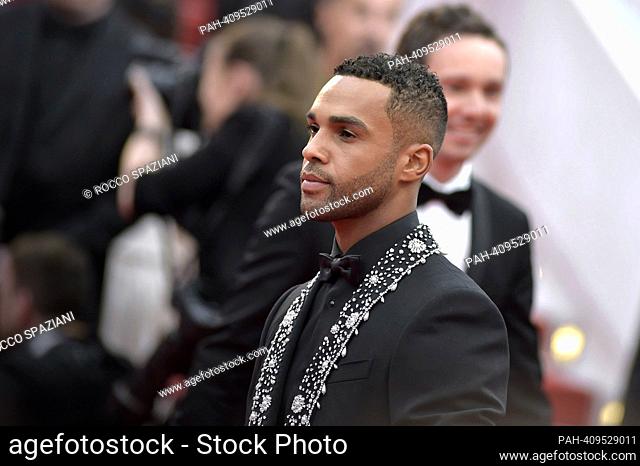 CANNES, FRANCE - MAY 20:Lucien Laviscount , attend the ""Killers Of The Flower Moon"" red carpet during the 76th annual Cannes film festival at Palais des...