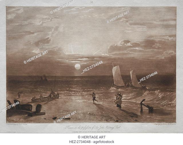 Liber Studiorum: Mildmay Sea-piece. Creator: Joseph Mallord William Turner (British, 1775-1851)