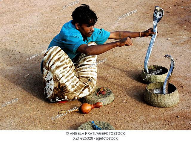 Snake charmer, Colombo, Sri Lanka