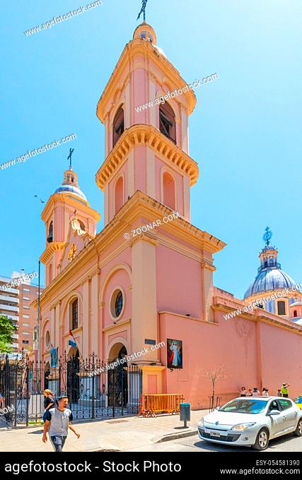 Argentina Cordoba December 12 Santo domingo sited in the historic center was built in 1861and is one of the most important basilicas of the city Shoot on...