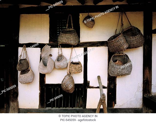 Bamboo Baskets, Cheongpung Cutural Assets Site, Chungbuk, Korea