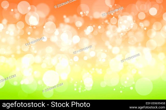 Abstract background with color blurred bokeh lights
