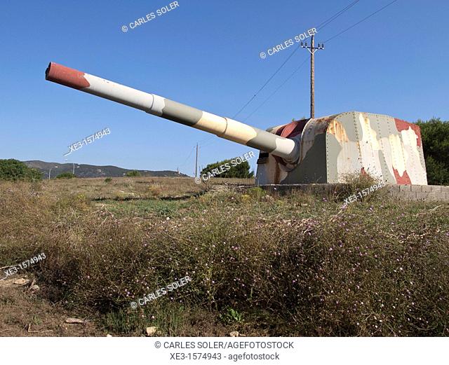 Cannon of the Spanish Civil War, Castillo de San Carlos, Mallorca