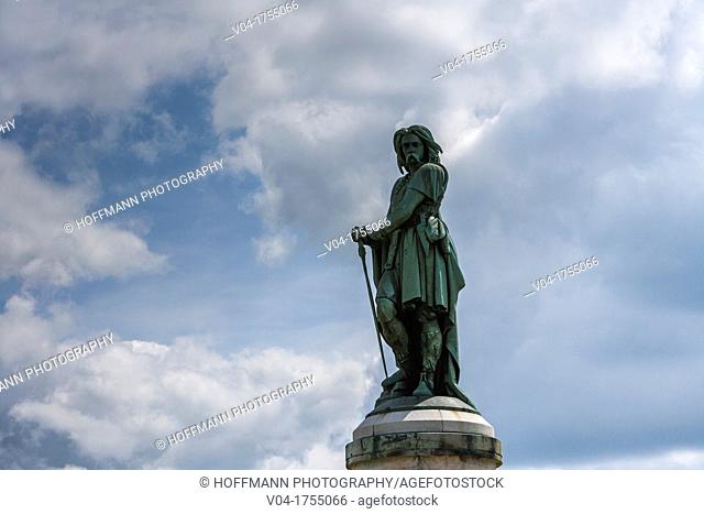 Statue of the chieftain Vercingetorix, Burgundy, France, Europe