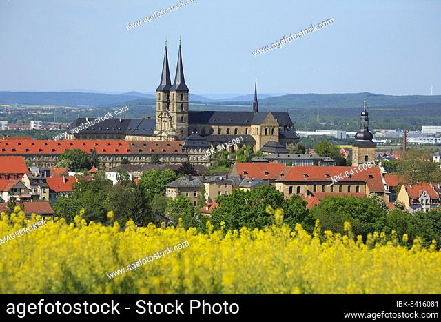Panorama of Bamberg, Upper Franconia, Bavaria, Germany, Panorama of Bamberg, Upper Franconia, Bavaria, Germany, Europe