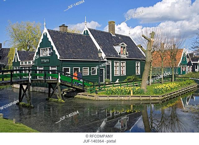 houses in the open-air museum Zaanse Schans