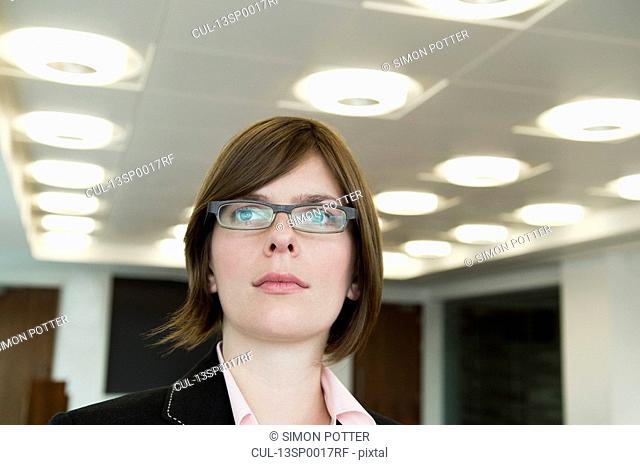 A head shot of a business woman