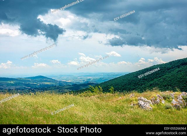 An image of a landscape mood in Italy Marche