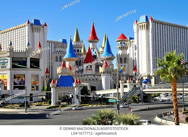 Excalibur Hotel Casino Las Vegas Nevada Sin City Gambling Capital NV