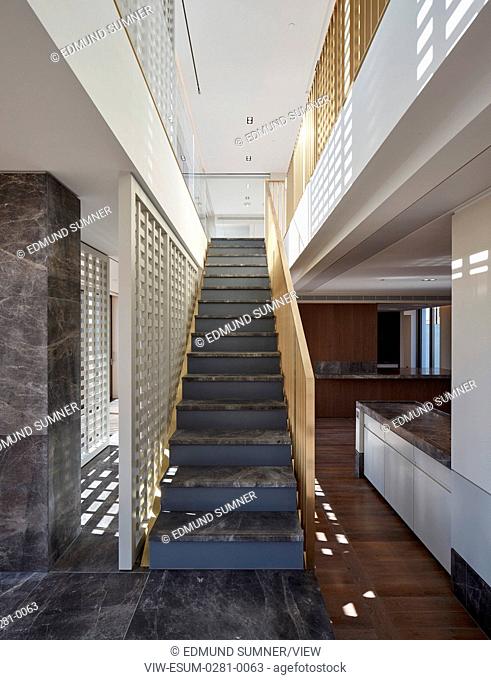 Penthouse interior. Fitzroy Place, London, United Kingdom. Architect: Johnson Naylor , 2016