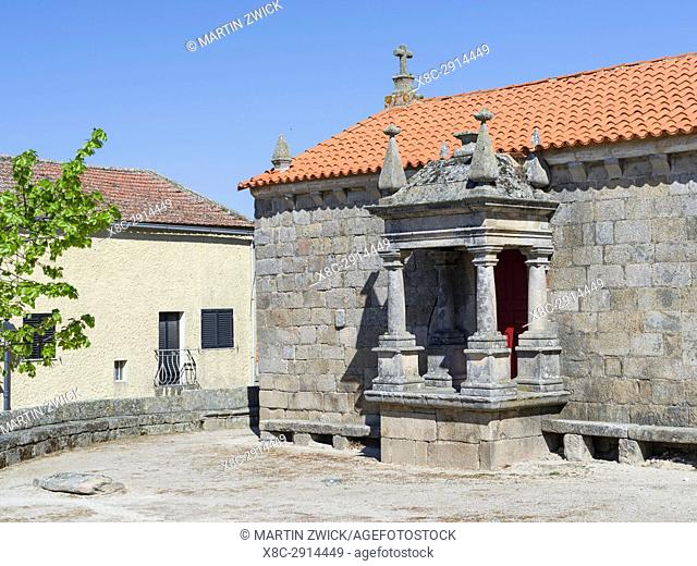 Historic village and castle Marialva, located on the hills high above river Douro. The valley of river Douro. It is the wine growing area Alto Douro and listed...